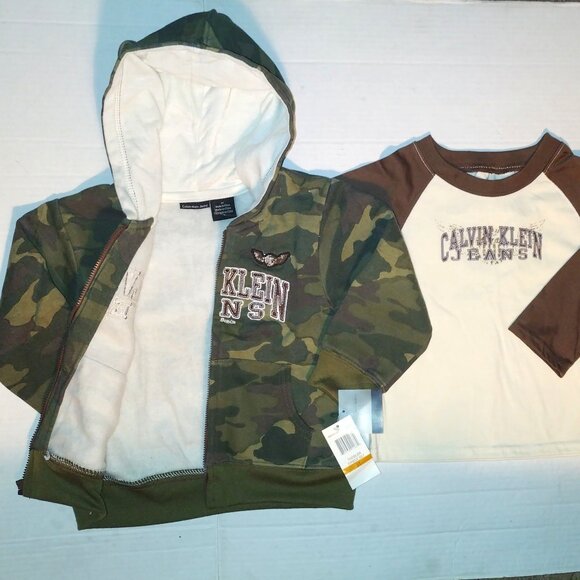 Rare Calvin Klien Boys Toddler Jacket Top Pants 3 Piece Set - Picture 2 of 12